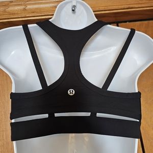 Lululemon black bra. Size 6